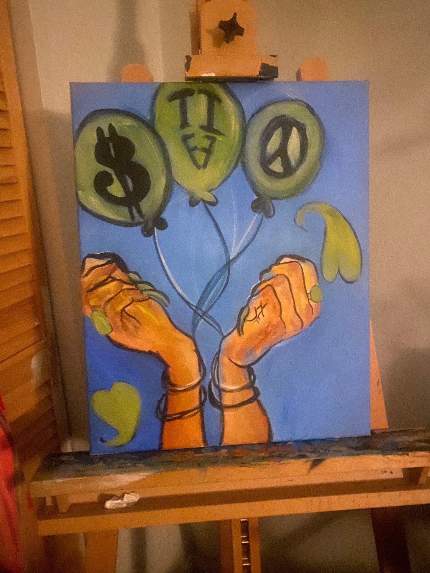 God in the Grip (16x20)